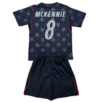 Billige Fotballdrakt Forente stater Weston McKennie #8 Replika Bortedraktsett Barn VM 2026 Kortermet (med bukser)